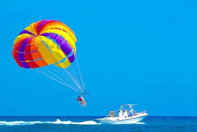 parasailing